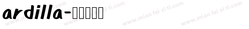 ardilla字体转换