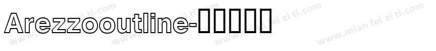 Arezzooutline字体转换
