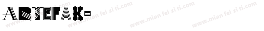 Artefak字体转换