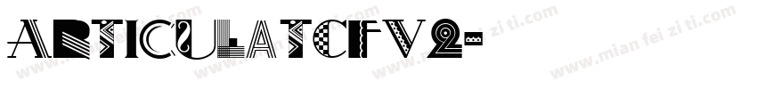 ArticulatCFv2字体转换