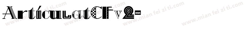 ArticulatCFv2字体转换