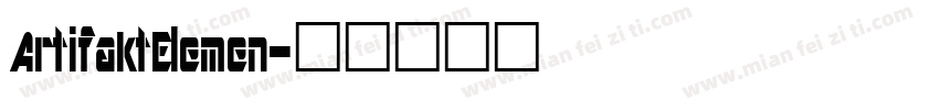 ArtifaktElemen字体转换