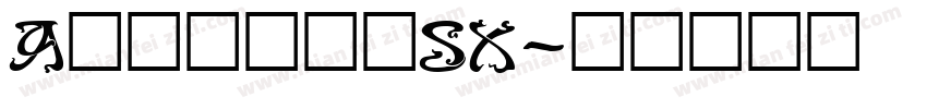 ArtegraSX字体转换