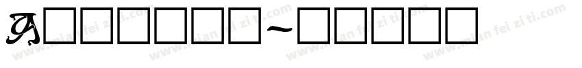 Arthure字体转换