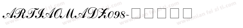 ARTIAOMADZ098字体转换