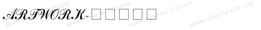 ARTWORK字体转换