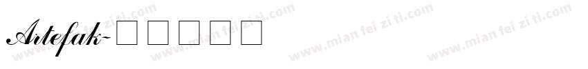 Artefak字体转换