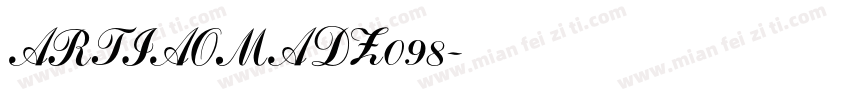 ARTIAOMADZ098字体转换
