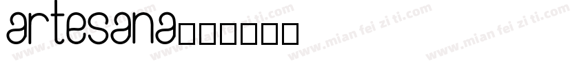 Artesana字体转换