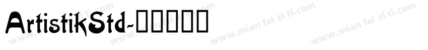 ArtistikStd字体转换