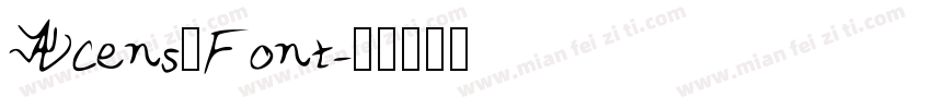 Acens_Font字体转换