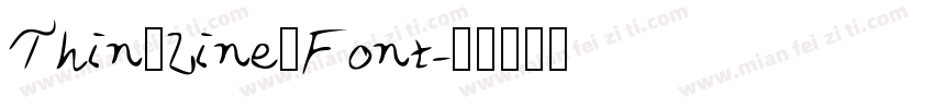 Thin_Line_Font字体转换