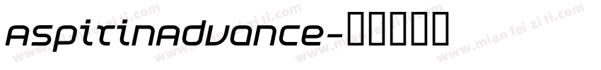 AspirinAdvance字体转换