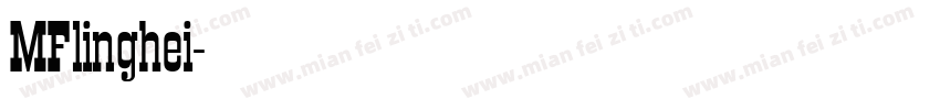 MFlinghei字体转换