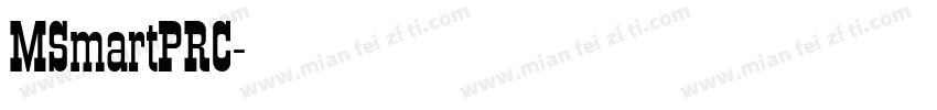 MSmartPRC字体转换
