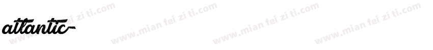 atlantic字体转换