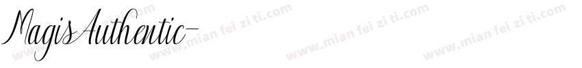 MagisAuthentic字体转换