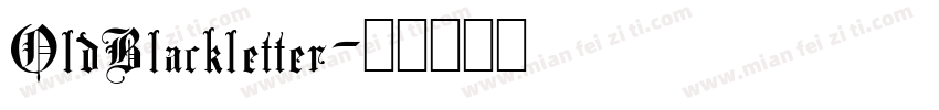 OldBlackletter字体转换