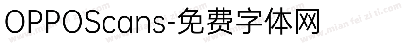 OPPOScans字体转换