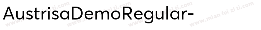 AustrisaDemoRegular字体转换