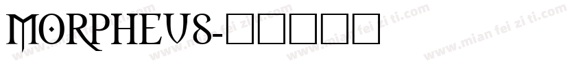 MORPHEUS字体转换