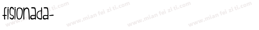 fisionada字体转换