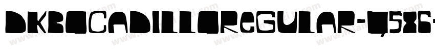 DkBocadilloRegular-q586字体转换