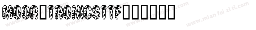 Mooretronicsttf字体转换