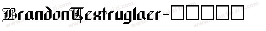 BrandonTextruglaer字体转换