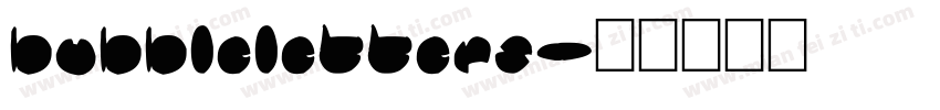 bubbleletters字体转换