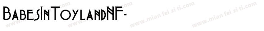 BabesInToylandNF字体转换