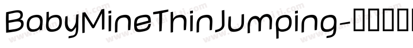BabyMineThinJumping字体转换