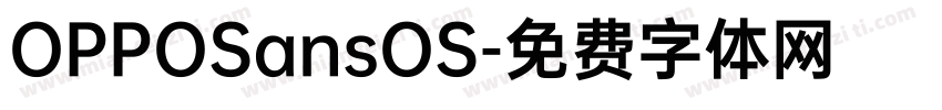 OPPOSansOS字体转换