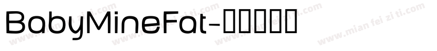 BabyMineFat字体转换