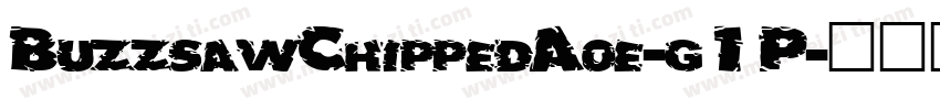 BuzzsawChippedAoe-g1P字体转换