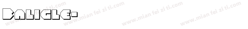 Baligle字体转换
