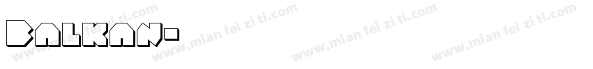 Balkan字体转换