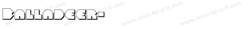 Balladeer字体转换