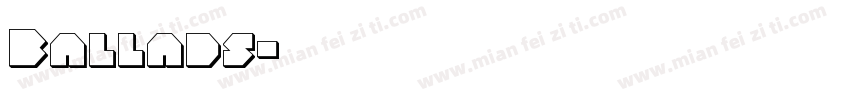 Ballads字体转换
