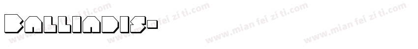 Balliadis字体转换