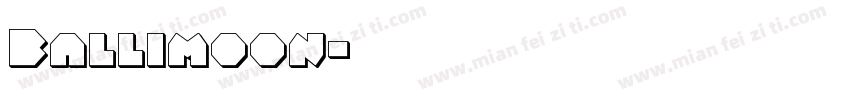 Ballimoon字体转换