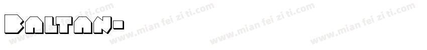 Baltan字体转换