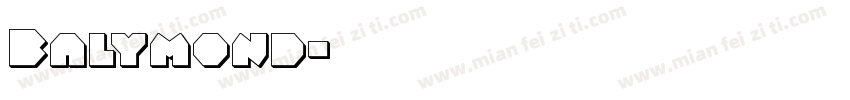 Balymond字体转换