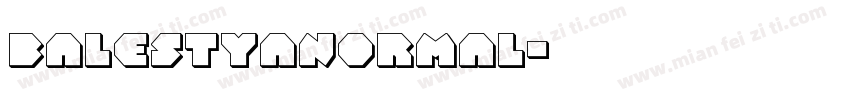 balestyanormal字体转换