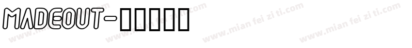 madeOUT字体转换