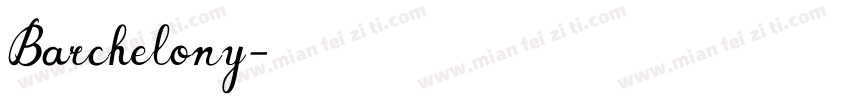 Barchelony字体转换