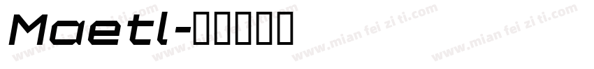 Maetl字体转换