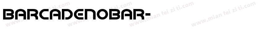 BarcadeNoBar字体转换