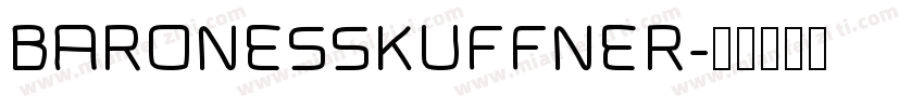 BARONESSKUFFNER字体转换