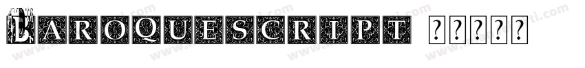 BaroqueScript字体转换